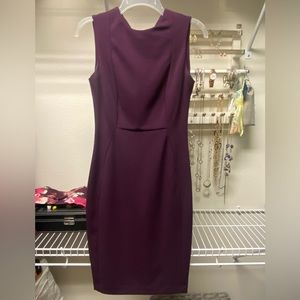 Calvin Klein plum dress